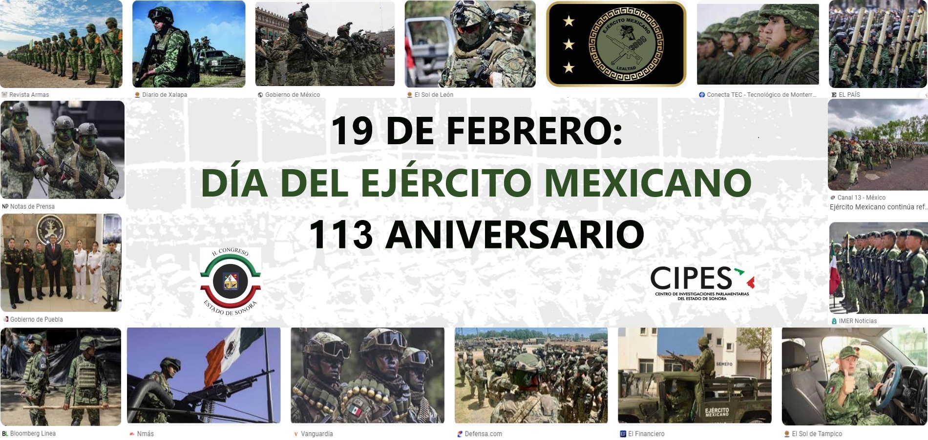 Imagen de DÍA DEL EJÉRCITO MEXICANO. 113 ANIVERSARIO