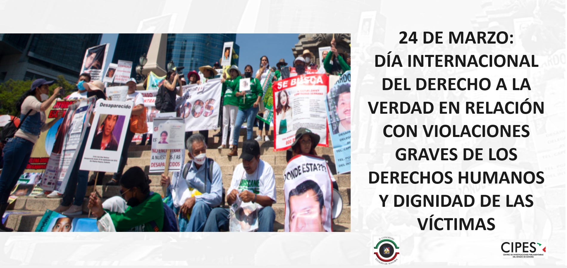 Imagen de DÍA INTERNACIONAL DEL DERECHO A LA VERDAD EN RELACIÓN CON VIOLACIONES GRAVES DE LOS DERECHOS HUMANOS Y DIGNIDAD DE LAS VÍCTIMAS