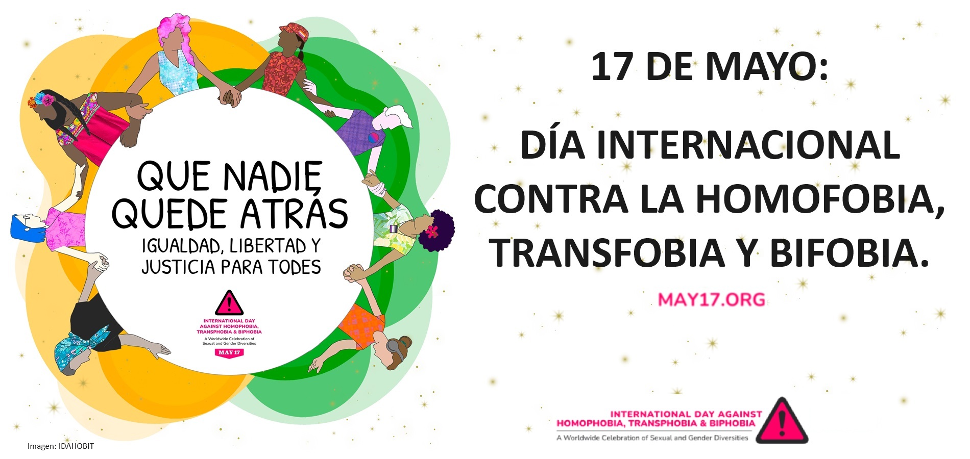Imagen de DÍA INTERNACIONAL CONTRA LA HOMOFOBIA, TRANSFOBIA Y BIFOBIA
