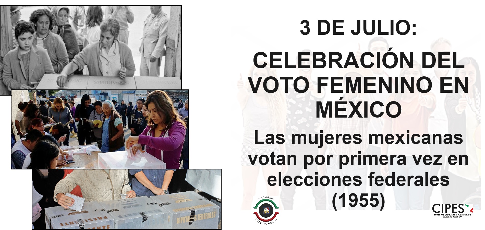Imagen de CELEBRACIÓN DEL VOTO FEMENINO EN MÉXICO