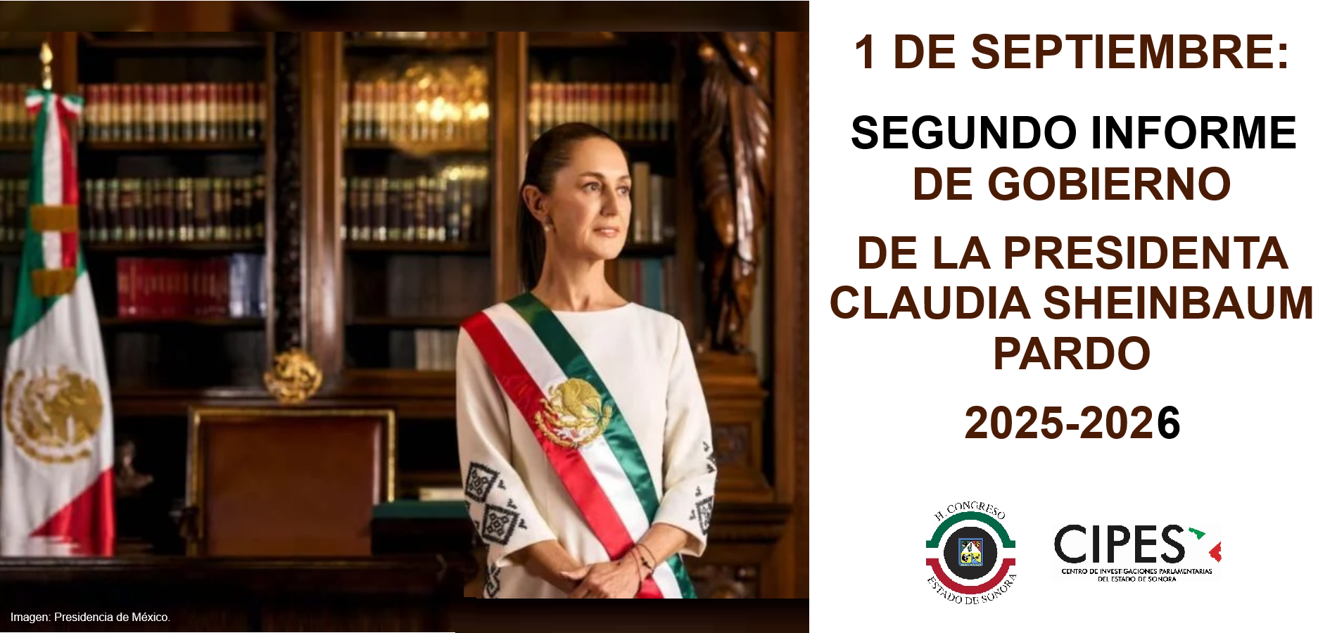 Imagen de SEGUNDO INFORME DE GOBIERNO DE LA PRESIDENTA CLAUDIA SHEINBAUM PARDO 2025-2026