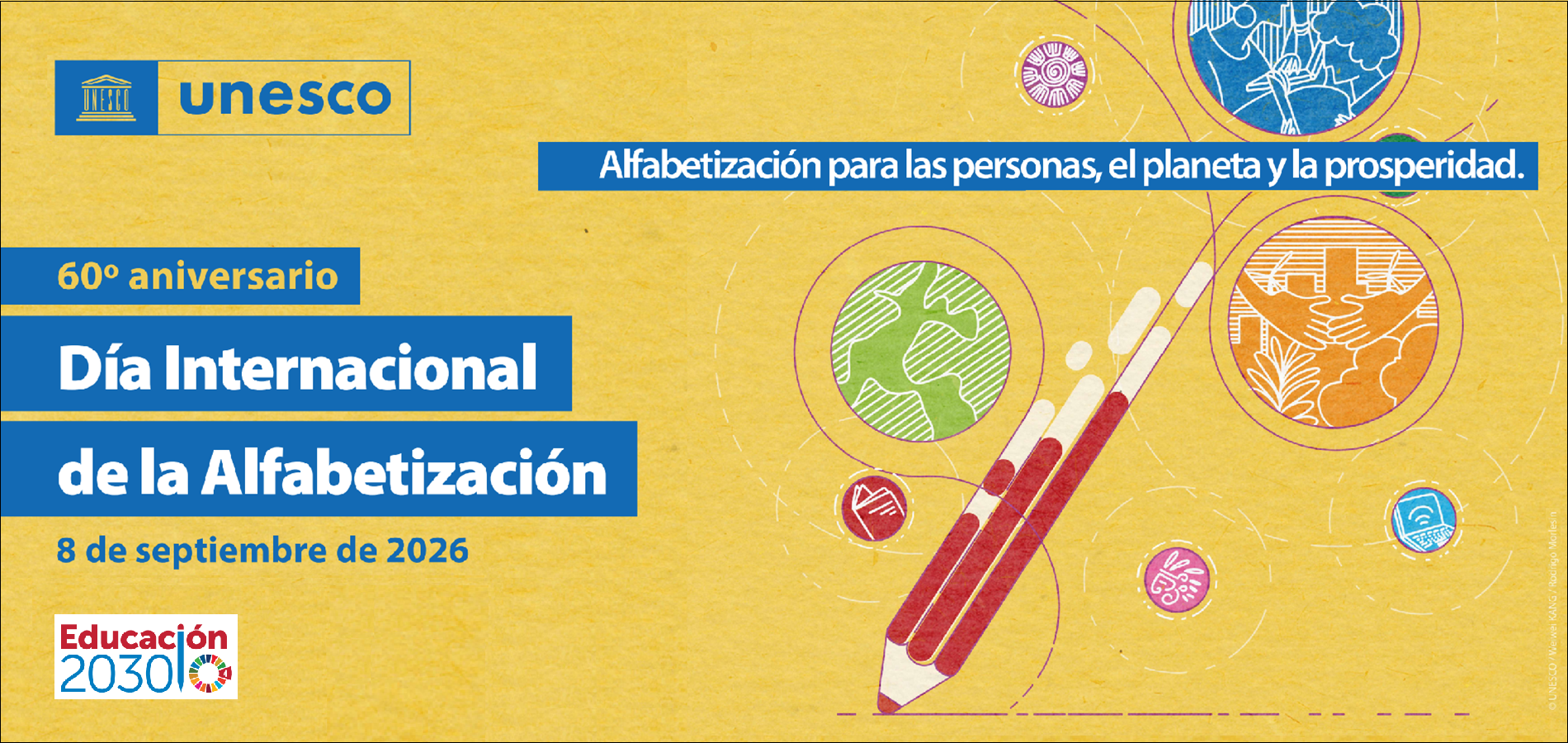 Imagen de 60º ANIVERSARIO. DÍA INTERNACIONAL DE LA ALFABETIZACIÓN
