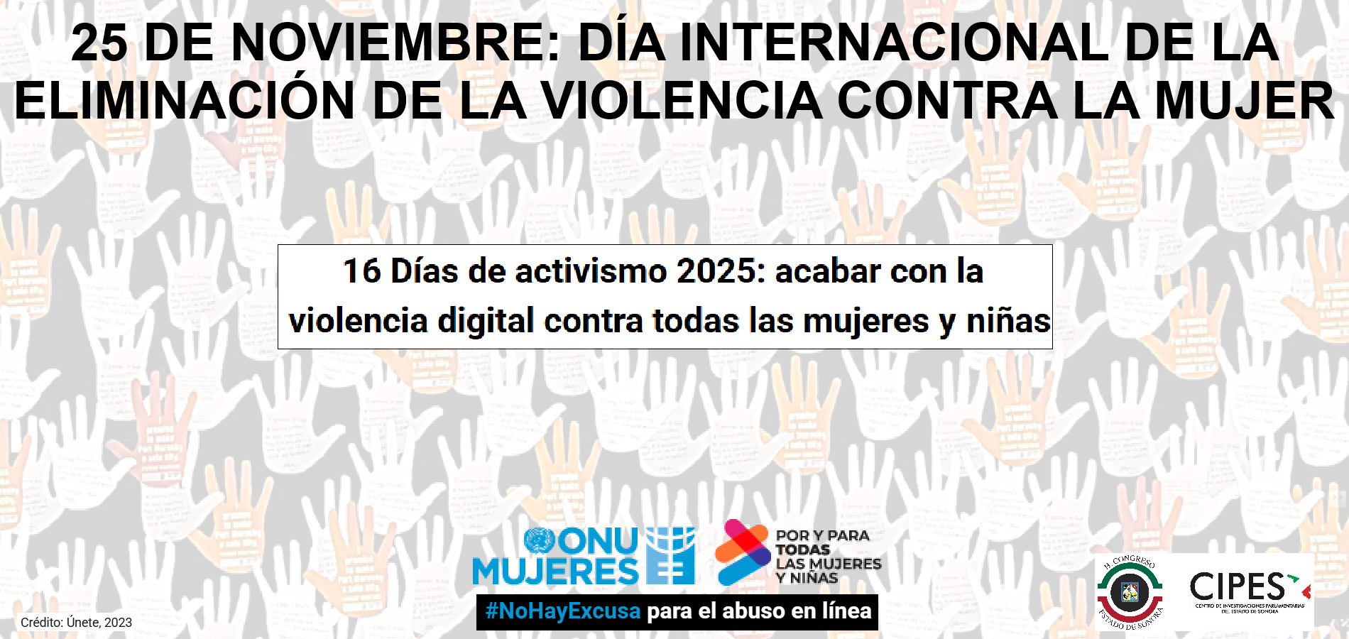 Imagen de DÍA INTERNACIONAL DE LA ELIMINACIÓN DE LA VIOLENCIA CONTRA LA MUJER