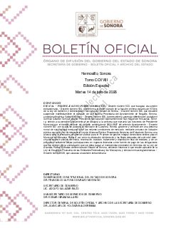 Primera página de Boletín Oficial · Decreto 138 · 14/07/2026