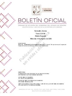 Primera página de Boletín Oficial · Decreto 139 · 19/08/2026
