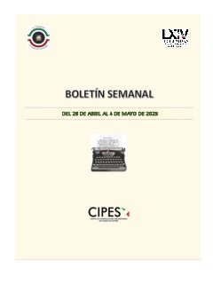 Portada de Semanario de Notas Nacionales · 28/04/2025–04/05/2025