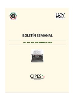 Portada de Semanario de Notas Nacionales · 03/11/2025–09/11/2025