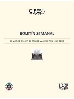 Portada de Semanario de Notas Nacionales · 27/03/2023–09/04/2023