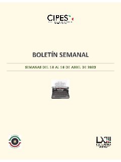 Portada de Semanario de Notas Nacionales · 10/04/2023–16/04/2023