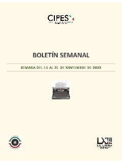 Portada de Semanario de Notas Nacionales · 14/11/2022–21/11/2022