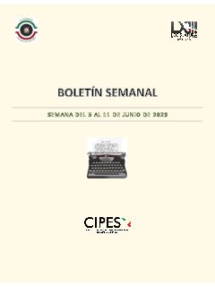 Portada de Semanario de Notas Nacionales · 05/06/2023–11/06/2023
