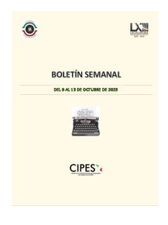 Portada de Semanario de Notas Nacionales · 09/10/2023–13/10/2023