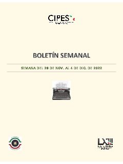 Portada de Semanario de Notas Nacionales · 28/11/2022–04/12/2022