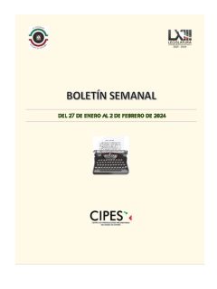 Portada de Semanario de Notas Nacionales · 27/01/2024–03/02/2024