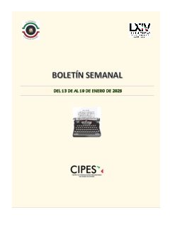 Portada de Semanario de Notas Nacionales · 13/01/2025–19/01/2025