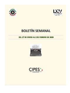 Portada de Semanario de Notas Nacionales · 27/01/2025–02/02/2025
