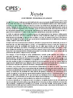 Primera página del PDF: DÍA MUNDIAL DE LA RADIO