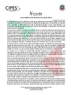 Primera página del PDF: DÍA MUNDIAL DEL AGUA