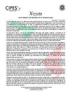 Primera página del PDF: DÍA MUNDIAL DE LA TUBERCULOSIS