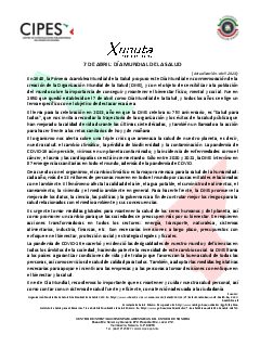 Primera página del PDF: DÍA MUNDIAL DE LA SALUD