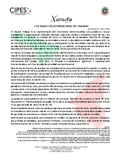 Primera página del PDF: DÍA INTERNACIONAL DEL TRABAJO