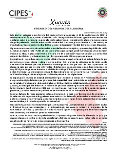 Primera página del PDF: DÍA NACIONAL DEL GLAUCOMA