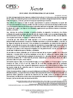 Primera página del PDF: DÍA INTERNACIONAL DE LAS VIUDAS