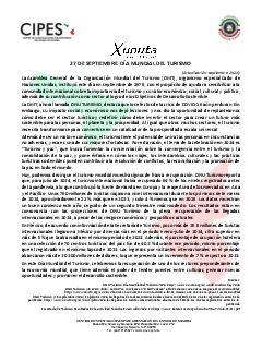 Primera página del PDF: DÍA MUNDIAL DEL TURISMO