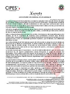 Primera página del PDF: DÍA MUNDIAL DE LOS ANIMALES