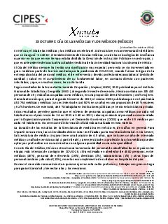 Primera página del PDF: DÍA DE LAS MÉDICAS Y LOS MÉDICOS (MÉXICO)