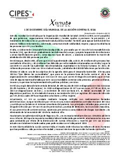 Primera página del PDF: DÍA MUNDIAL DEL SIDA